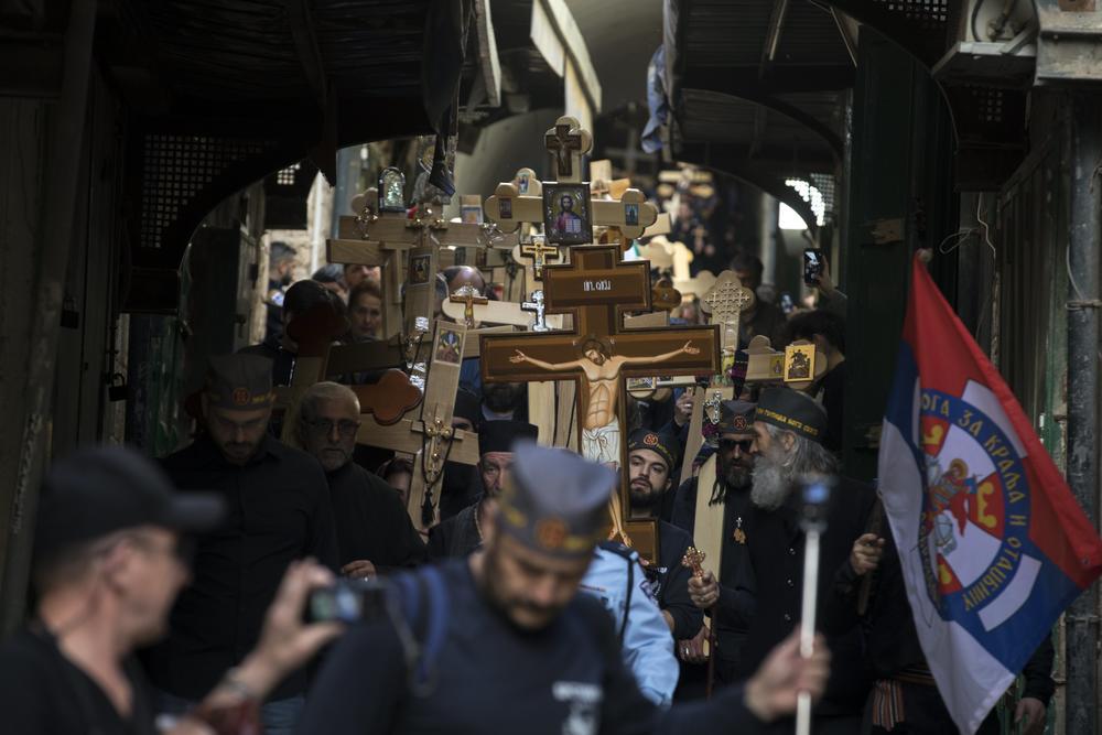 Veliki broj pravoslavnih hrišćana se uputio u Svetu zemlju 