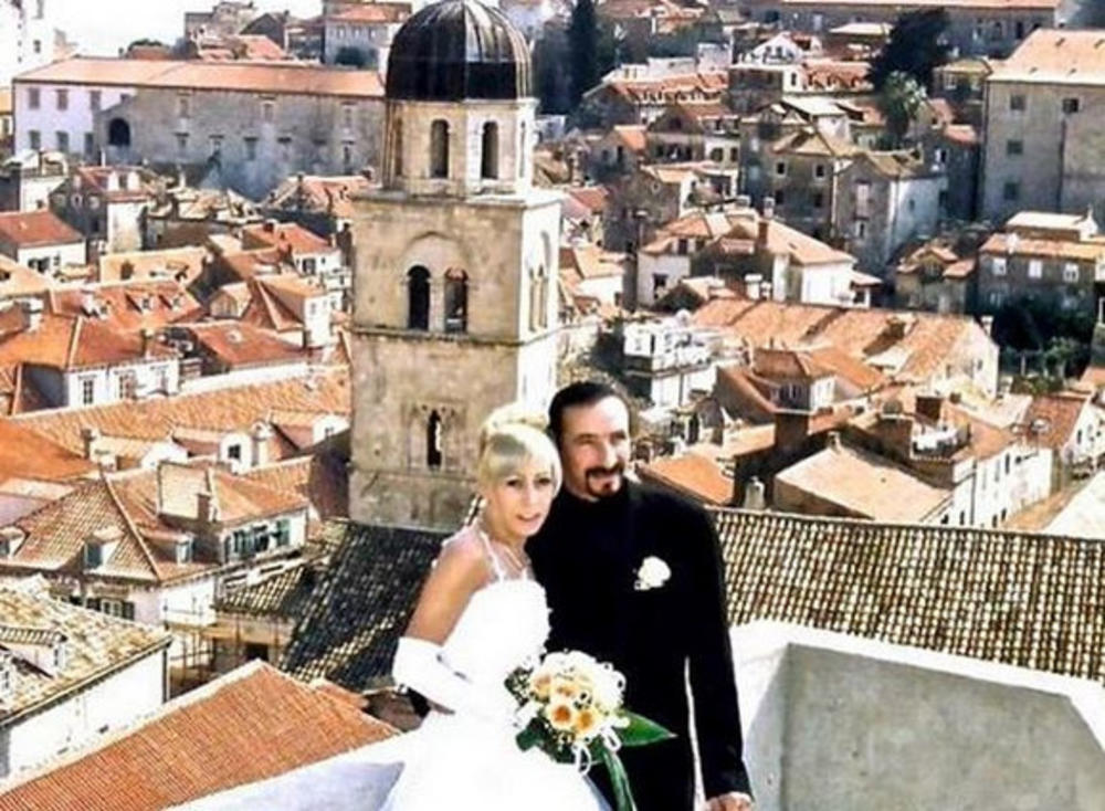 Željko i Ružica na dan venčanja   