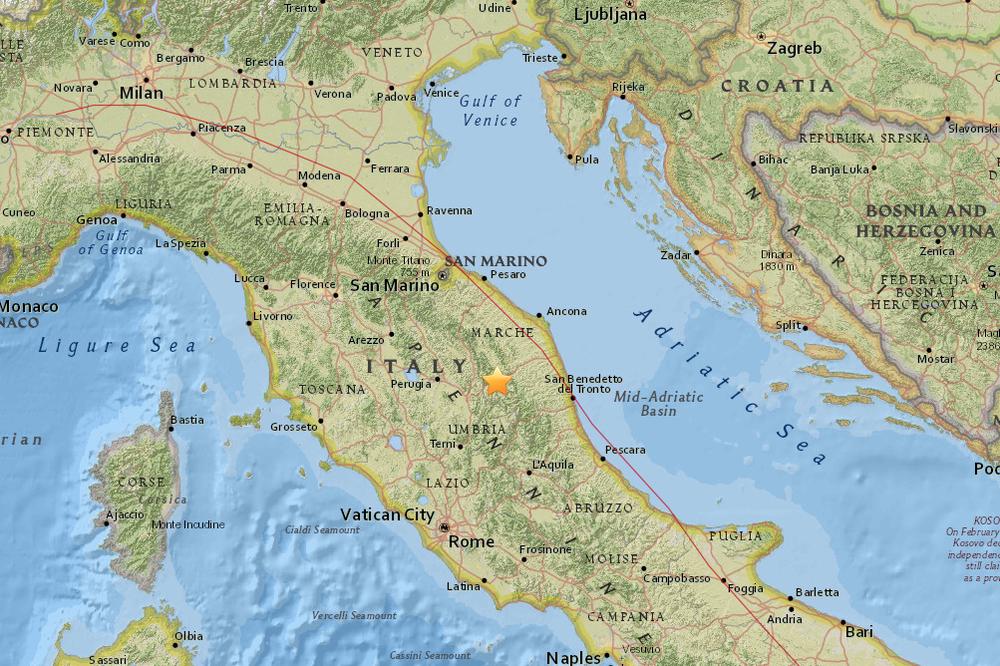 ZEMLJOTRES U ITALIJI: Saobraćaj zaustavljen, škole zatvorene!
