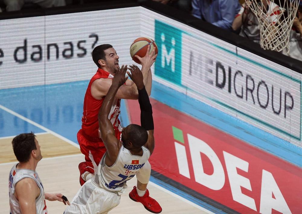 Tejlor Ročesti na meču protiv Budućnosti