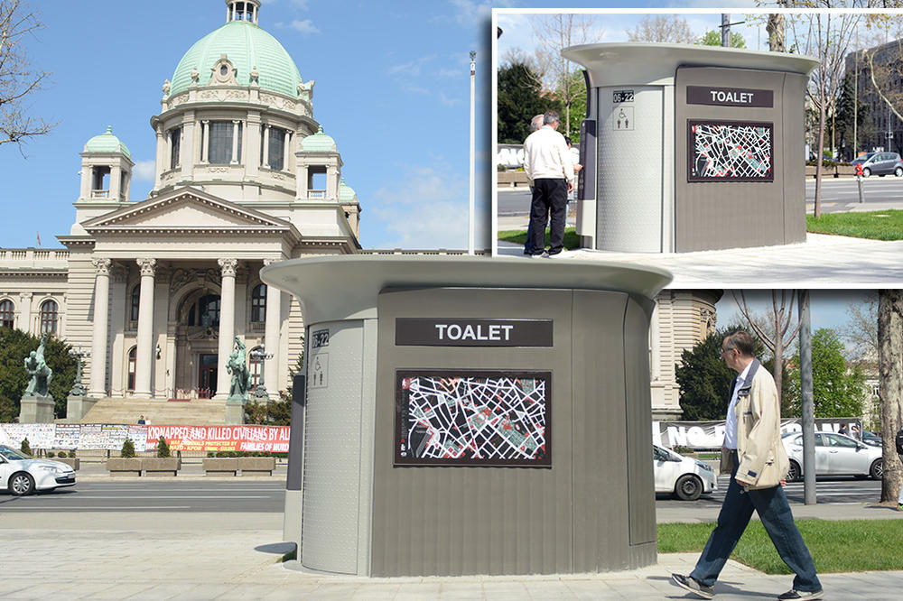 PRLJAVE KVAKE, NEPRIJATAN SMRAD, ŠTA TO BEŠE? Beograd je upravo dobio ASTRONOMSKI JAVNI WC! (VIDEO)