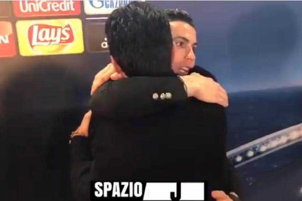 U trenutku dok je Bufon pljuvao po sudiji, naišao je Ronaldo: Jedna reč koju mu je rekao se glasno i jasno čula! (VIDEO)