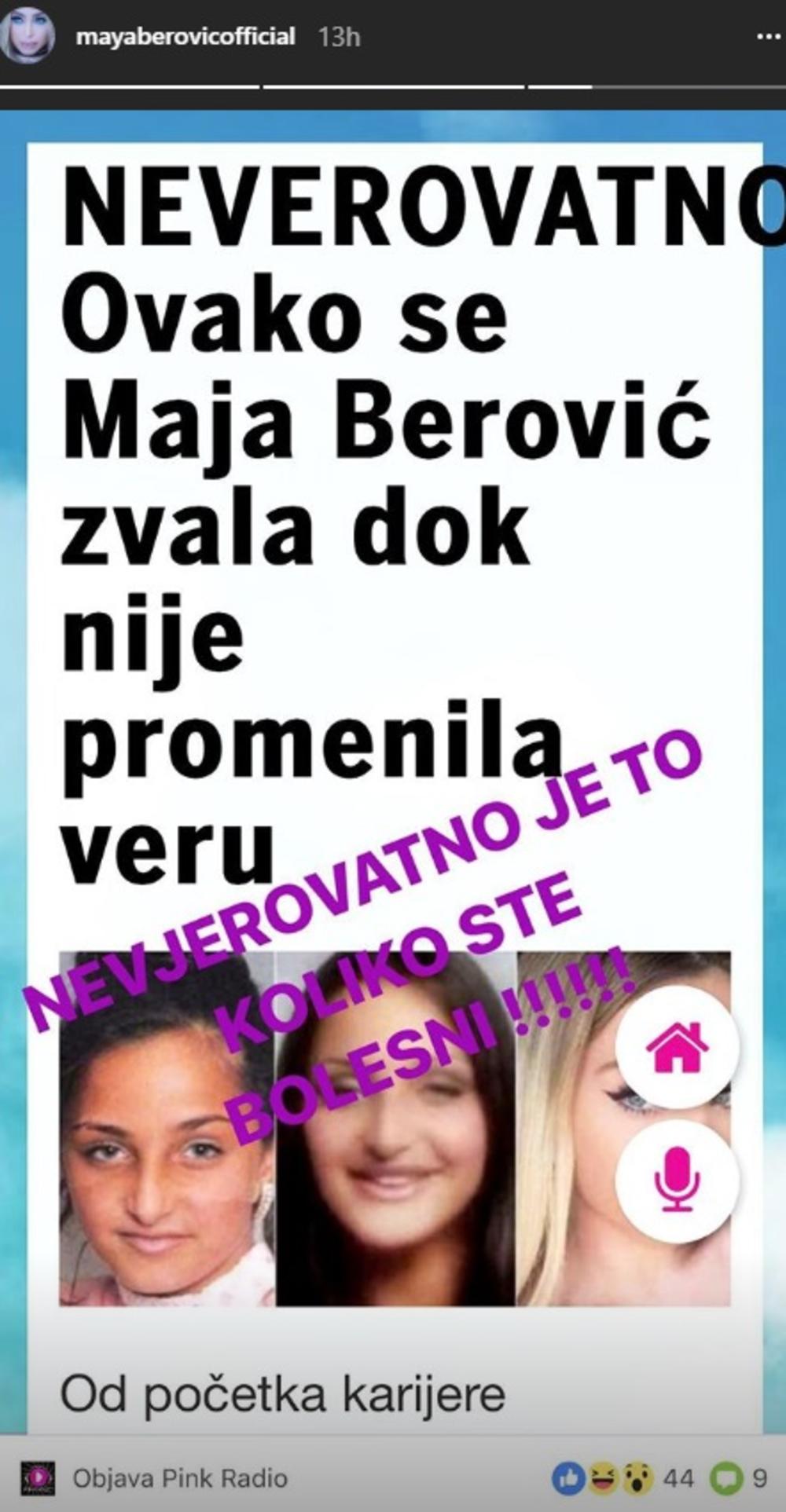 Oštro je odgovorila na navode da je promenila veru  