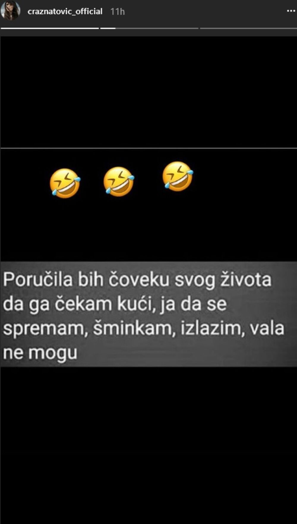 Imala je efektnu poruku za čoveka svog života  