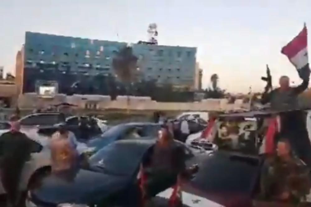 MI SMO TVOJI, BAŠARE, NEĆE NAS POKOLEBATI VARVARSKA AGRESIJA: U Damasku se slavi pobeda (FOTO)