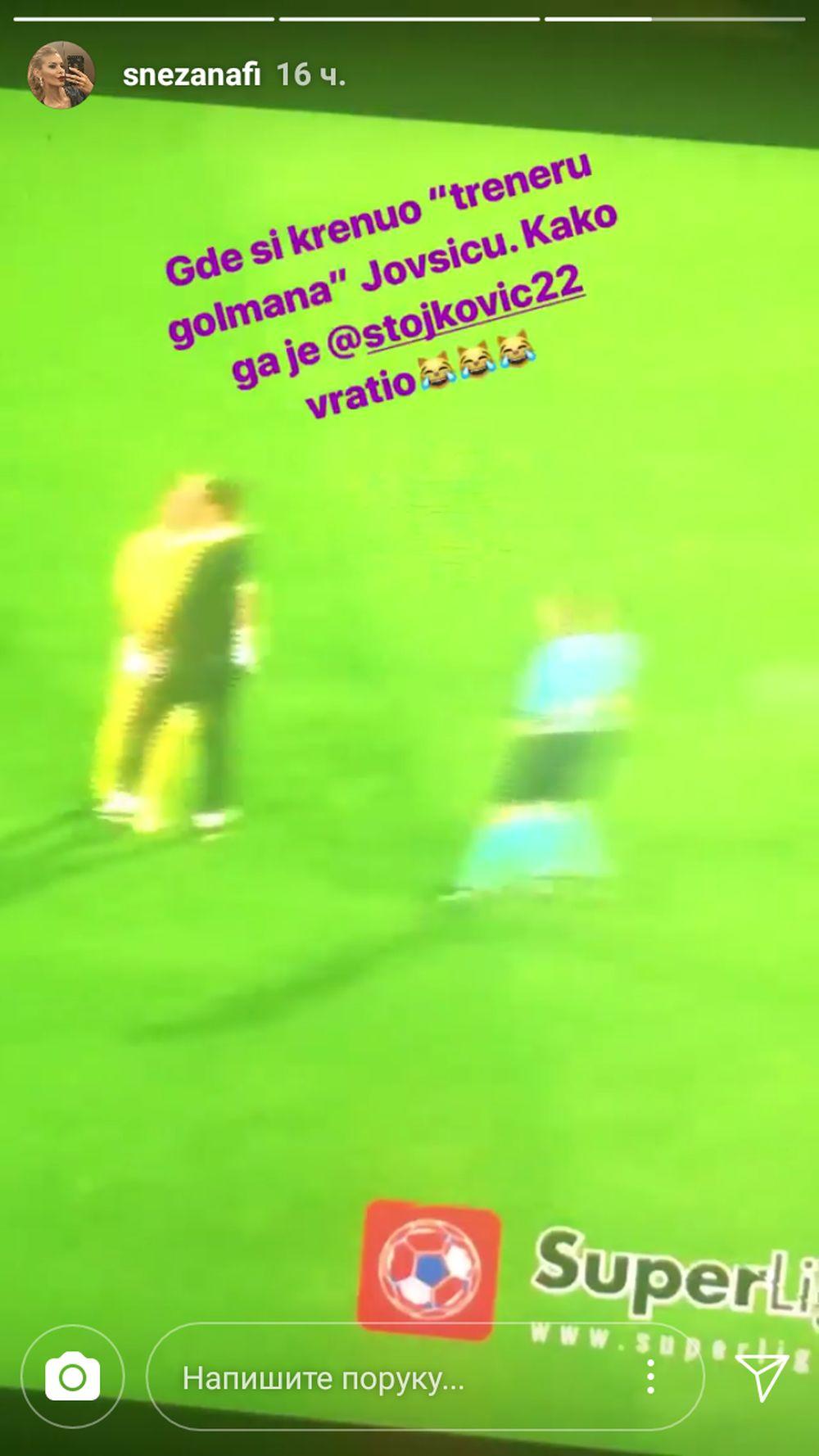 Milan Borjan i Nemanja Jovšić u klinču posle 157. Večitog derbija