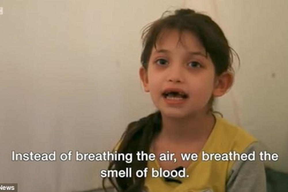 OSETILI SMO MIRIS KRVI, BEŽALI SMO, A LJUDI SU PADALI OKOLO... Potresna ispovest devojčice posle hemijskog napada u Siriji (VIDEO)