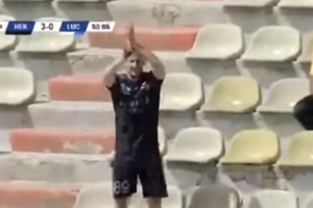 EGO VEĆI OD IBRINOG I RONALDOVOG ZAJEDNO: Rumun dao gol, otrčao na tribine i aplaudirao sam sebi?! (VIDEO)