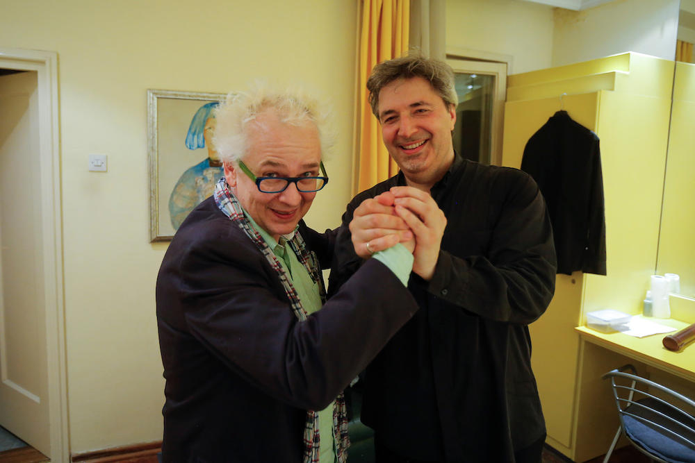 Direktor Ivan Tasovac i dirigent Danijel Rajskin  