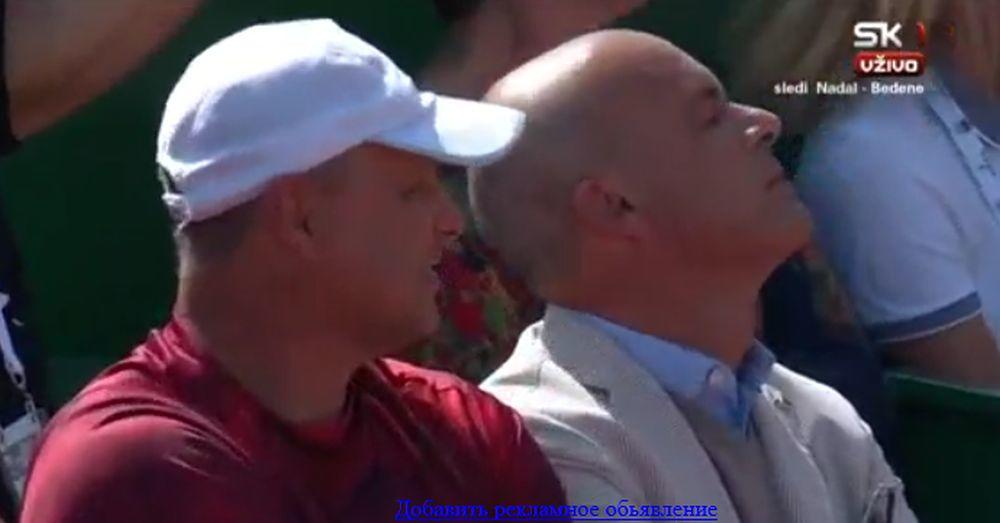 Marijan Vajda u boksu Novaka Đokovića