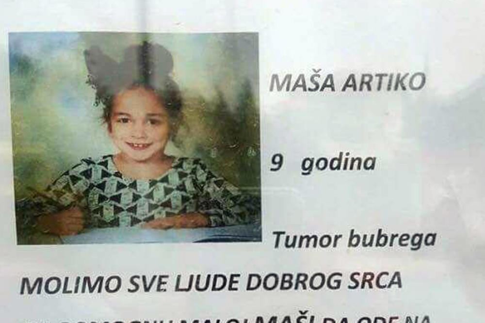 SRBIJO, POMOZI DA OVA DEVOJČICA OZDRAVI! Maša (9) je obolela od tumora bubrega, HITNO potrebna pomoć za lečenje! (FOTO)
