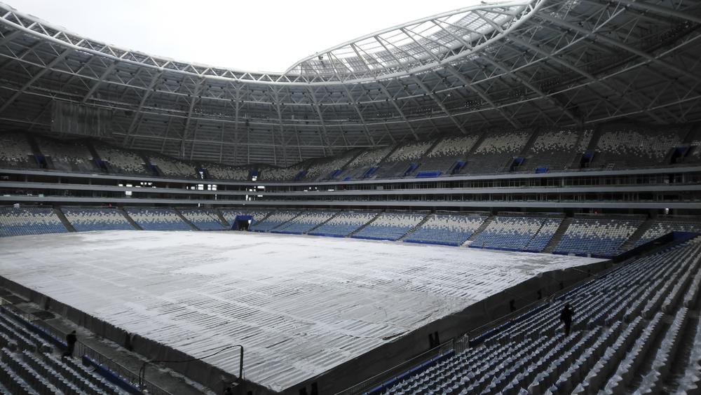 Stadion Samara pre postavljanja travnate podloge