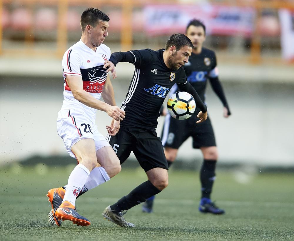 Marko Docić na meču protiv Voždovca