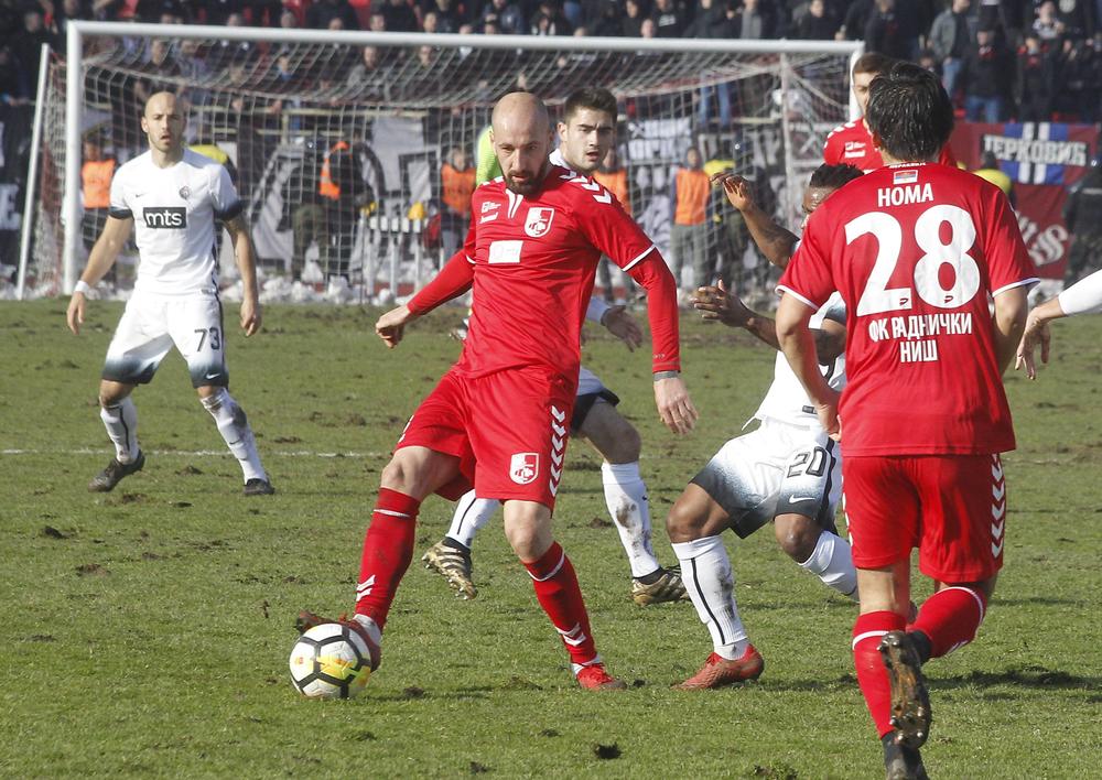 Radnički iz Niša je trenutno treći na tabeli Superlige