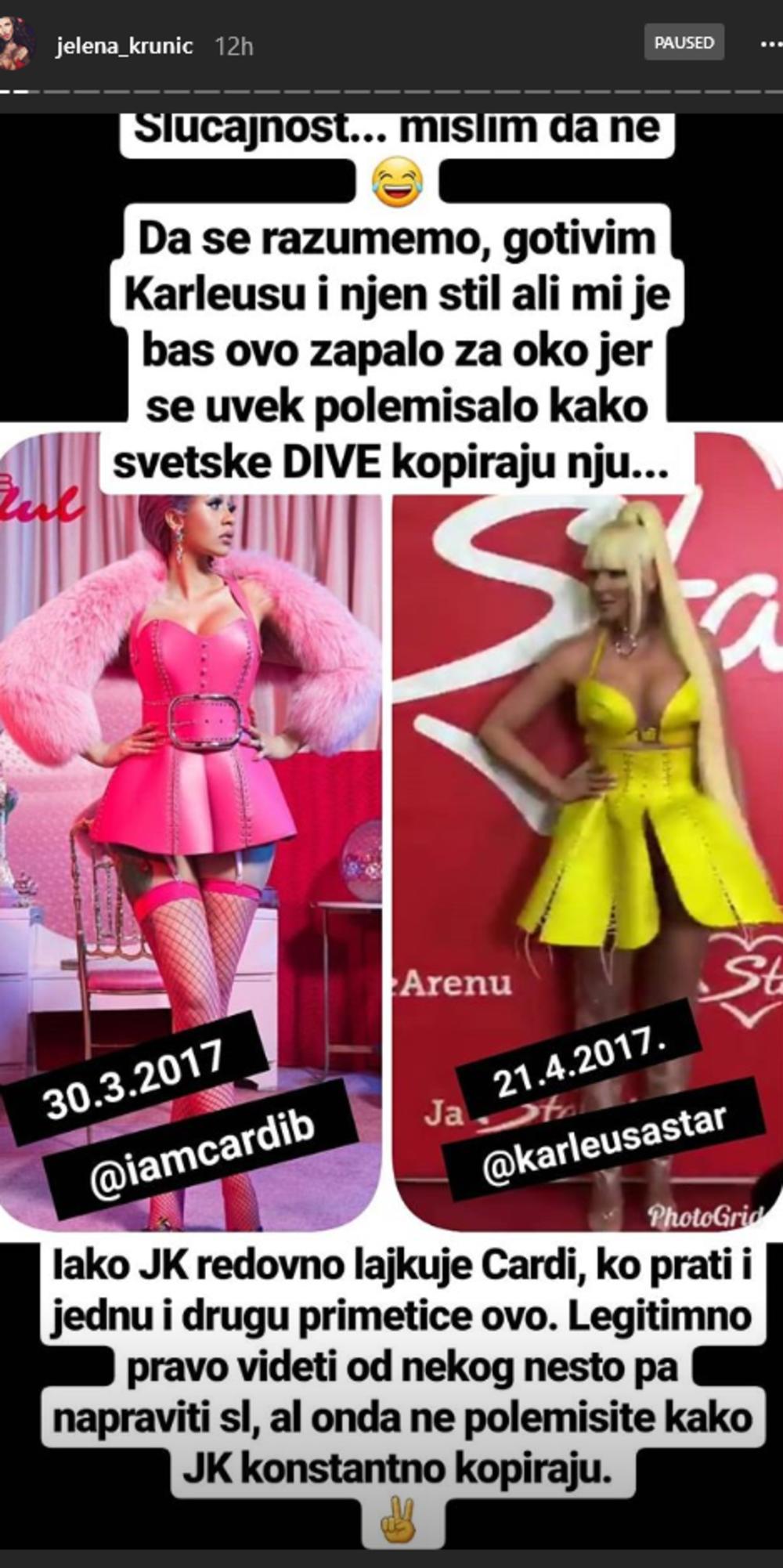 Ovoga puta potkačila je svoju imenjakinju, Jelenu Karleušu  