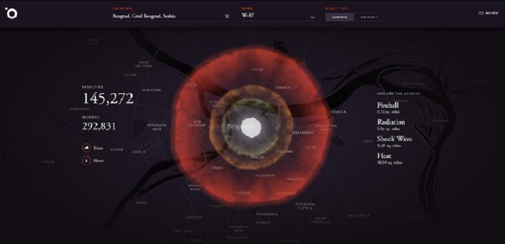 Šta bi se dogodilo kada bi nuklearna bomba pala gradove u Srbiji? BEOGRAD