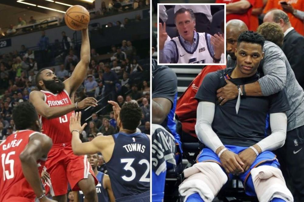 JUTA I HJUSTON PRED POLUFINALOM: Harden 22, a Roketsi 50 za četvrtinu, bivši predsednički kandidat se rugao Vestbruku! (VIDEO)