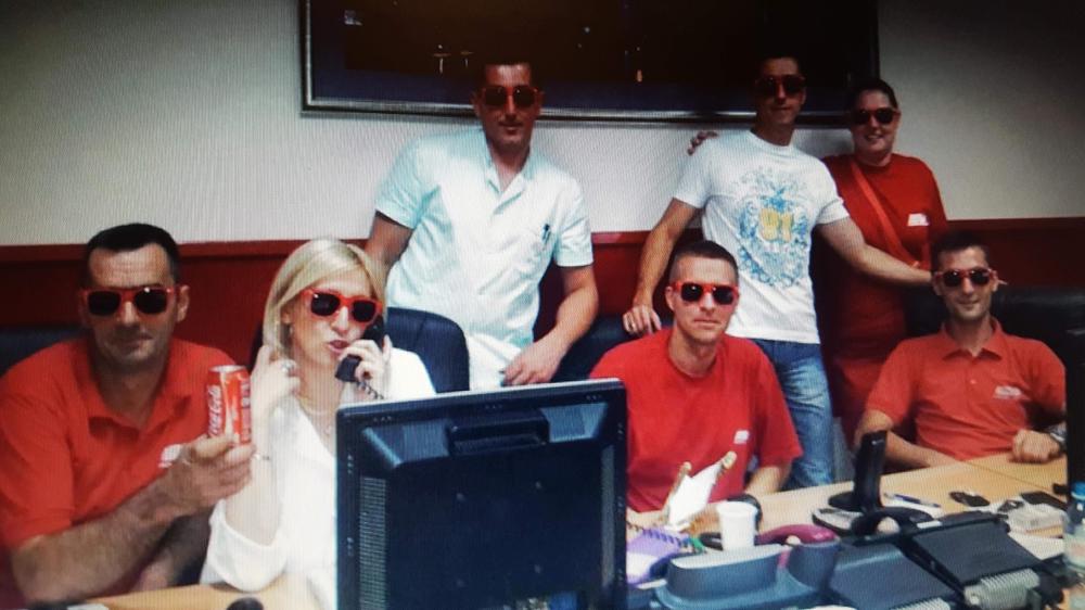 Selfi u dispečerskom centru  