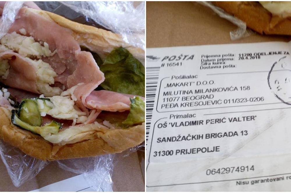 STIGLI KAO PROMO MATERIJAL: Nastavnicima širom Srbije davali bajate sendviče iz Beograda! (FOTO)