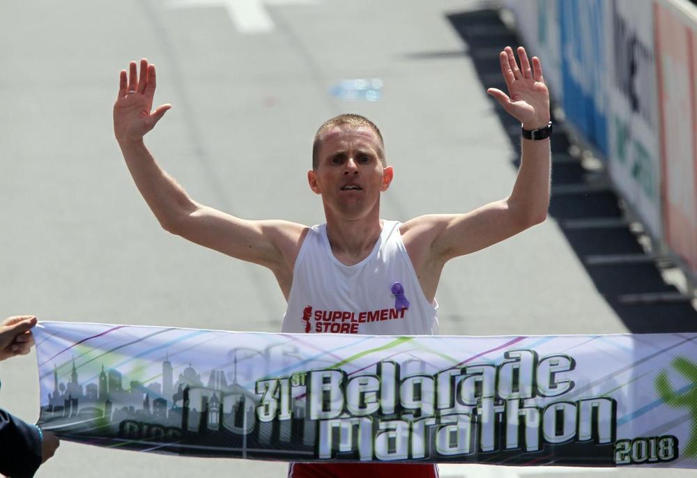 Kristijan Stošić je pobedio na 31. Beogradskom maratonu u muškoj konkurenciji