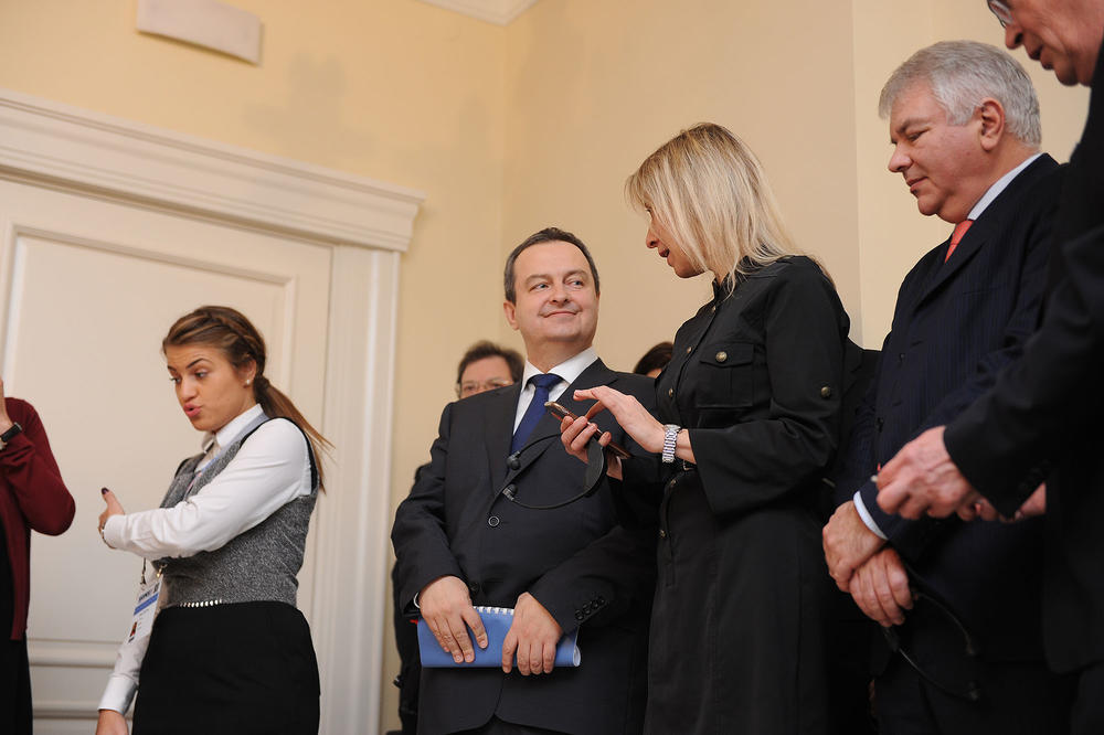 Ivica Dačić i Marija Zaharova  