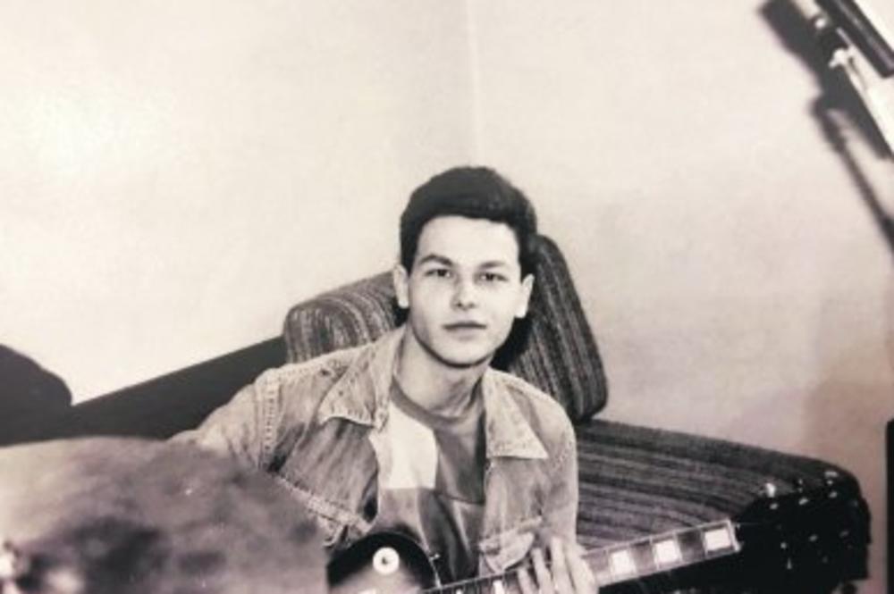 Siniša Mali kao tinejdžer   