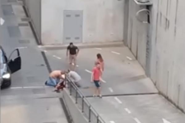 HOROR U HRVATSKOJ: Ranjen i krvav mladić leži na ulici i zapomaže (VIDEO)