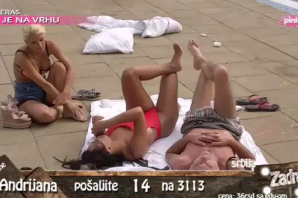 SLATKE MUKE: Najatraktivnija zadrugarka se skinula u kupaći pa joj se desio peh koji nas je sve OBRADOVAO! (VIDEO)