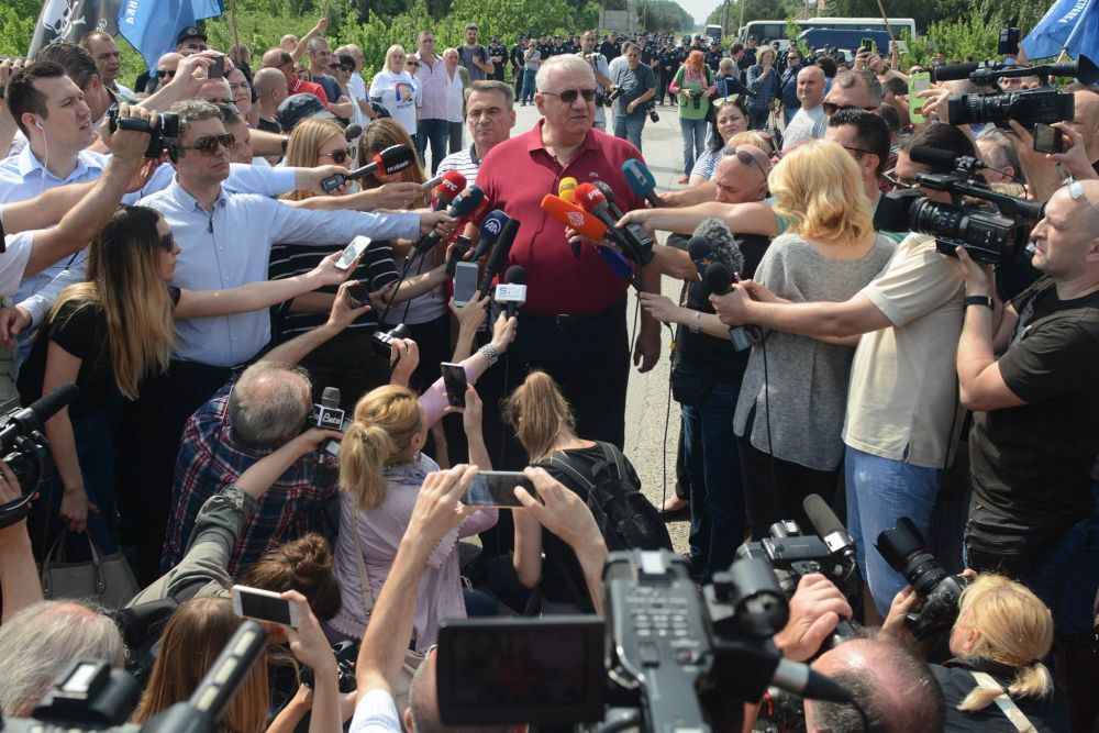 Vojislav Šešelj u Hrtkovcima  