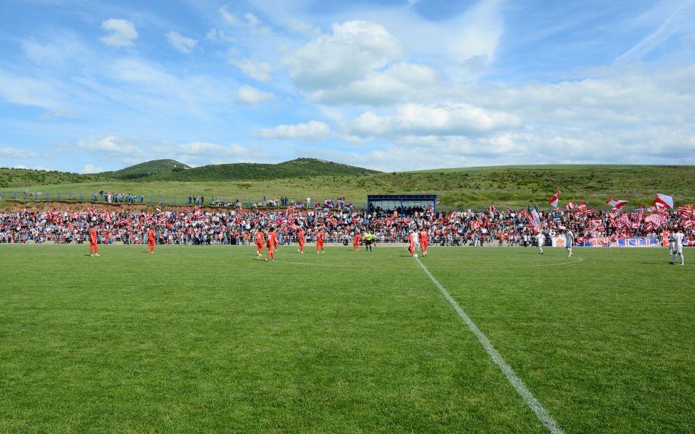 Detalj sa utakmice Gračanica - Crvena zvezda od pre nekoliko godina