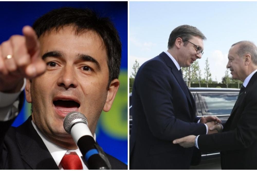 MEDOJEVIĆ O VUČIĆU I ERDOGANU: Malo je nemoralno da se dva odrasla muškarca drže za ruke (FOTO)