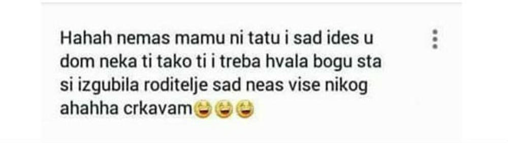 Poruke koje je devojčica dobijala  