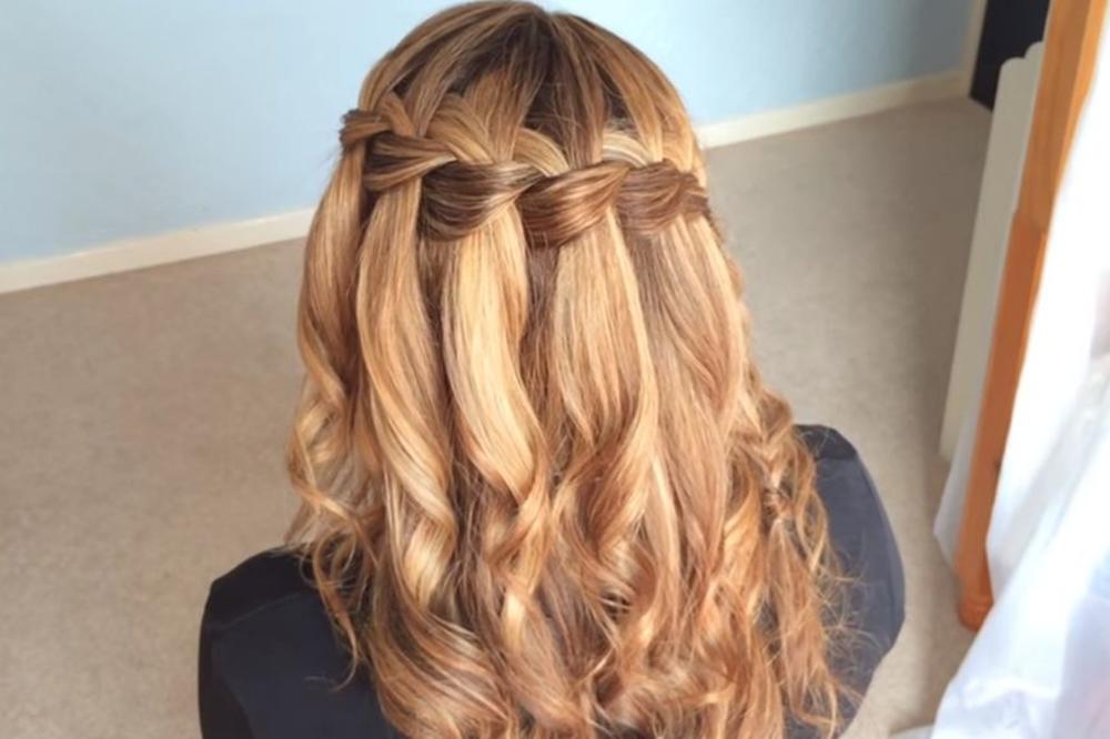 Frizura koja se pravi za nekoliko minuta i SAVRŠENA je za svaku priliku: Napravite još danas VODOPAD PLETENICU, evo i kako (VIDEO)