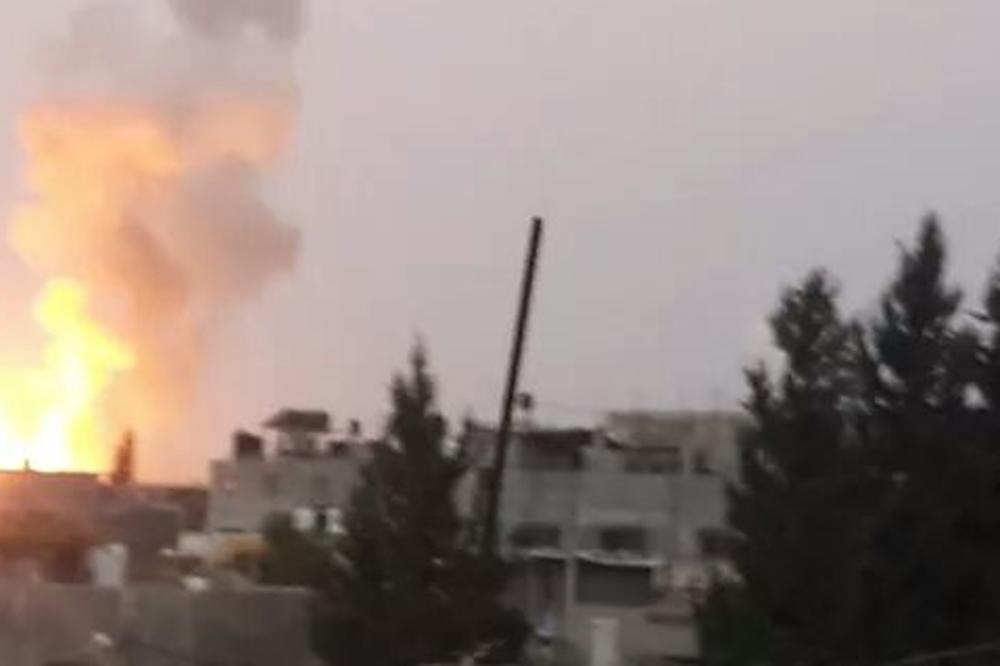 OSAM VAZDUŠNIH NAPADA: Izraelski avioni OPUSTOŠILI severni pojas Gaze! (FOTO)