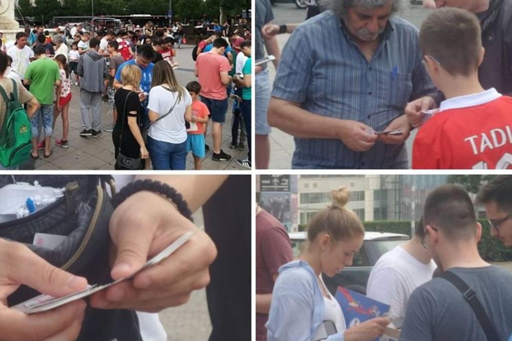 GUŽVA, VREVA I GLAVNO PITANJE - IMAŠ LI SREBRNE: Momci, devojke, staro i mlado, Beograd i Srbija to traže, a odgovor je na Terazijama! (FOTO) (VIDEO)
