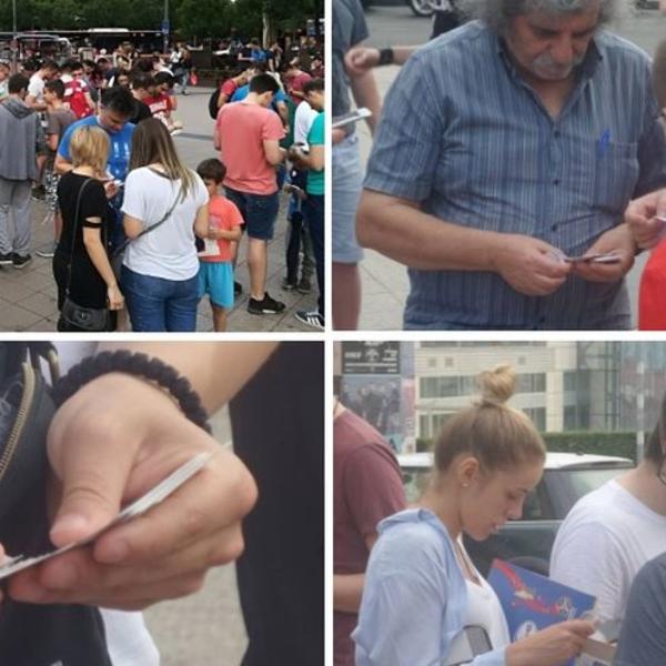 GUŽVA, VREVA I GLAVNO PITANJE - IMAŠ LI SREBRNE: Momci, devojke, staro i mlado, Beograd i Srbija to traže, a odgovor je na Terazijama! (FOTO) (VIDEO)