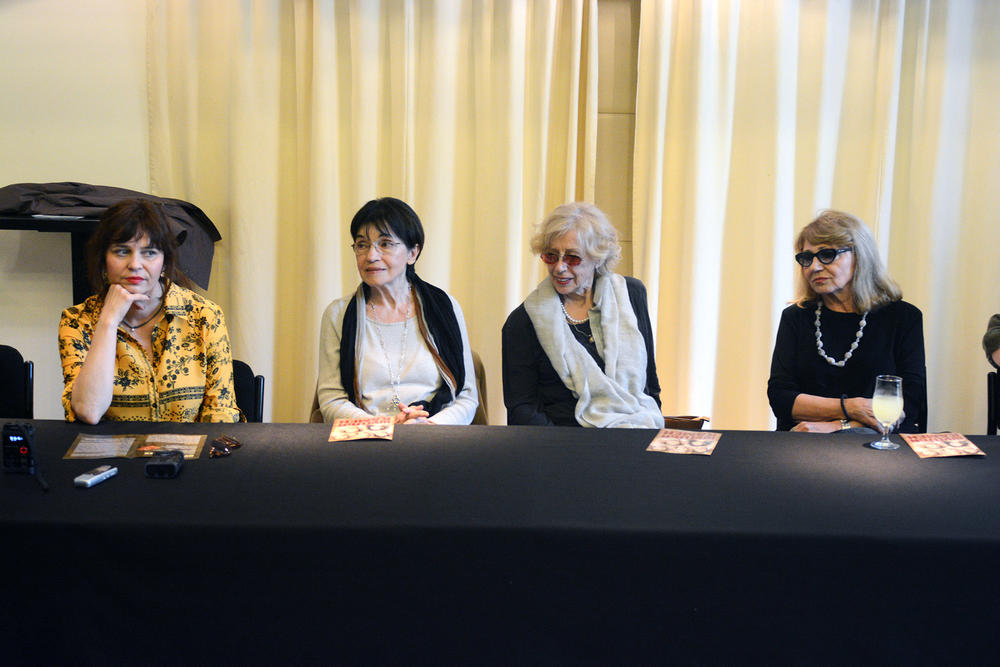 Tatjana Mandić Rigonat sa Radom Đuričin, Brankom Petrić i Ljiljanom Stjepanović 