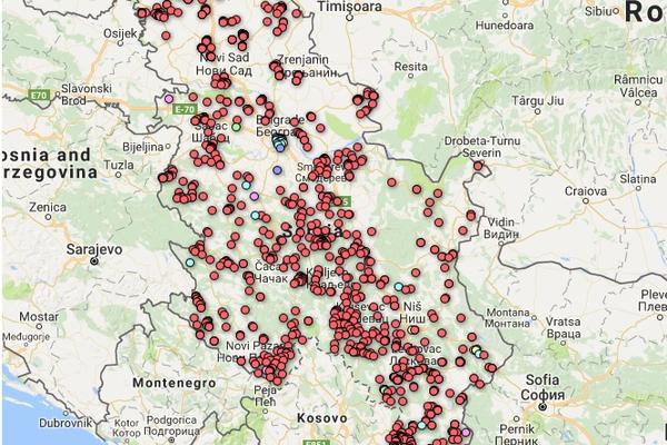 MAPA SRBIJE POKAZUJE KOLIKO JE I GDE AMERIKA DONIRALA: Nađite svoju opštinu i proverite! (INTERAKTIVNA MAPA)