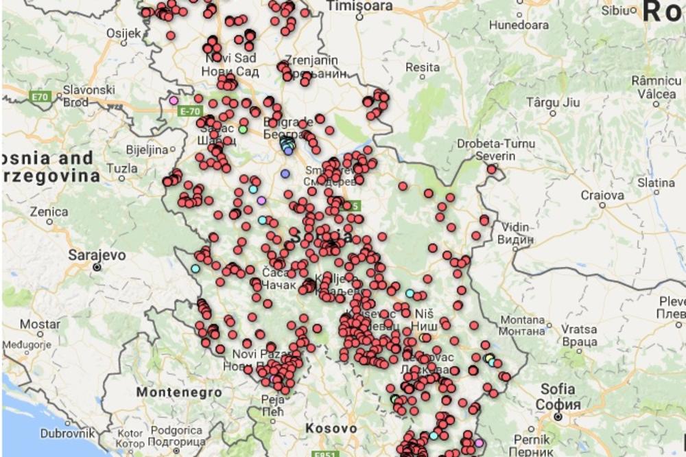 MAPA SRBIJE POKAZUJE KOLIKO JE I GDE AMERIKA DONIRALA: Nađite svoju opštinu i proverite! (INTERAKTIVNA MAPA)