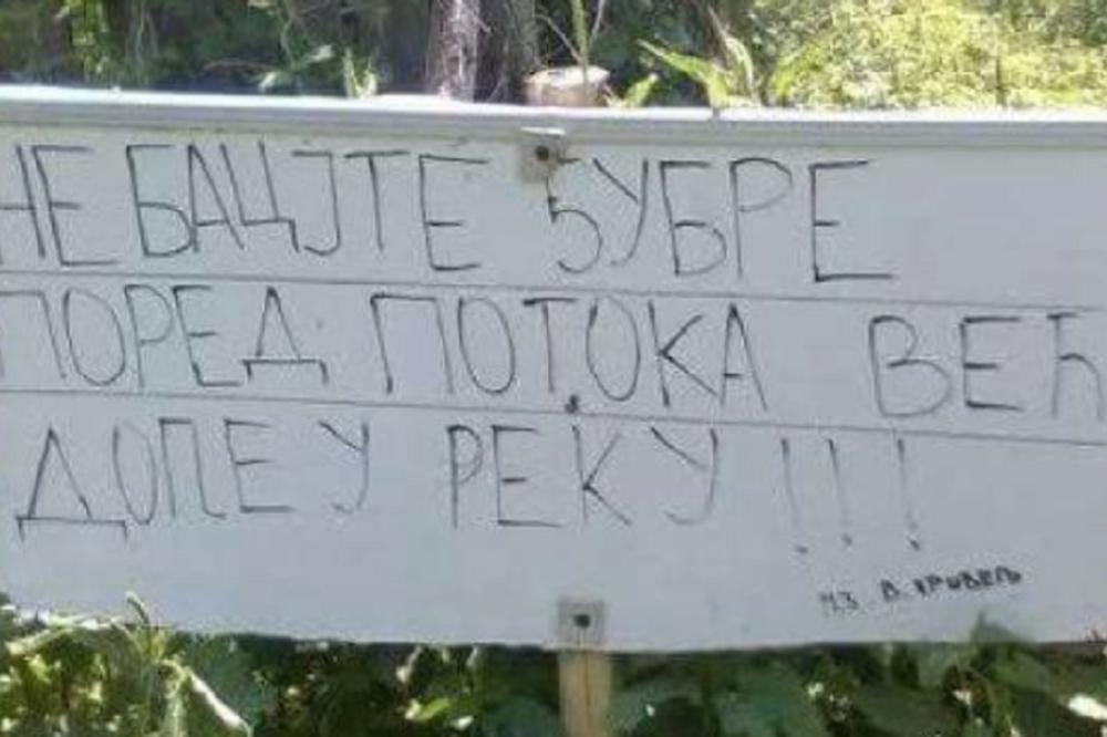 GDE SRBI BACAJU SMEĆE? Ova fotka postala je HIT NA DRUŠTVENIM MREŽAMA, ali će vas naterati i da se zamislite (FOTO)