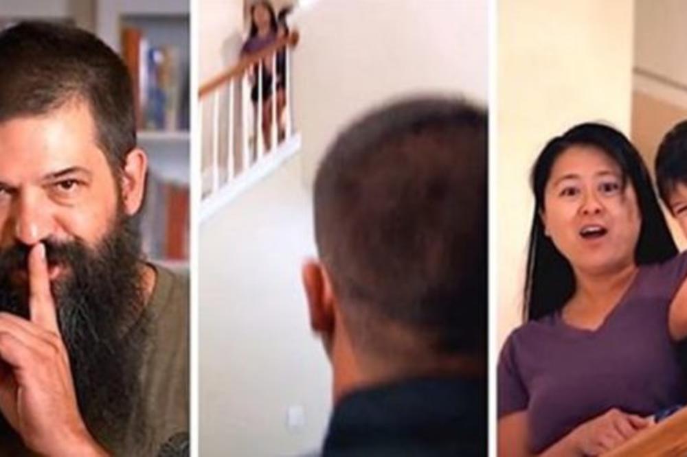 MUŽ POTPUNO PROMENIO IZGLED DOK JE ŽENA SPAVALA NA SPRATU: Kada se probudila - SLEDILA SE OD ŠOKA (VIDEO)