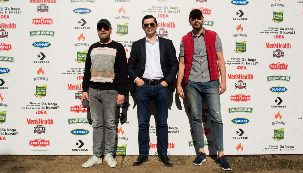 Slaven Momčilović, Predrag Roganović i Emil Volak  