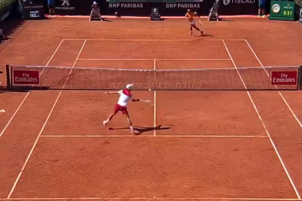 MAGIJA SE VRATILA: Đoković i Nadal nestvarnim poenom podsetili na stare dane i oduševili publiku u Rimu! (VIDEO)