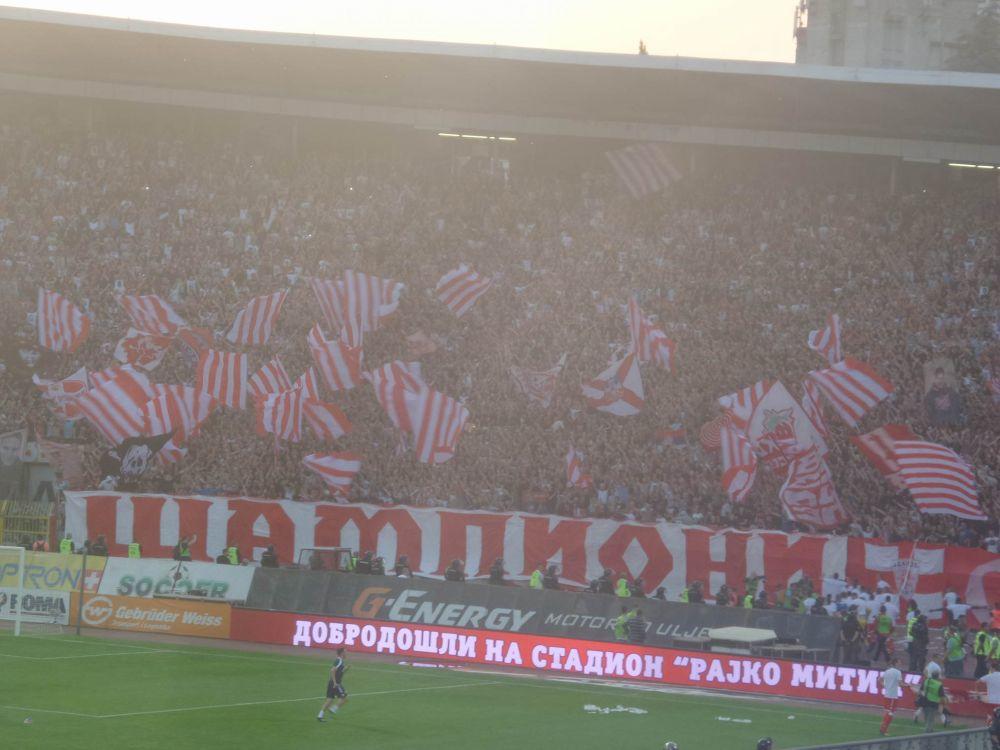 Delije na proslavi titule