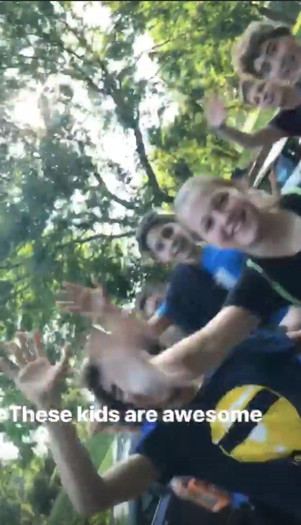 Donovan Mičel u fan zoni Evrolige na Kalemegdanu