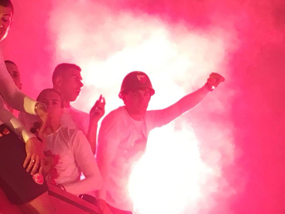 Filip Stojković na proslavi titule