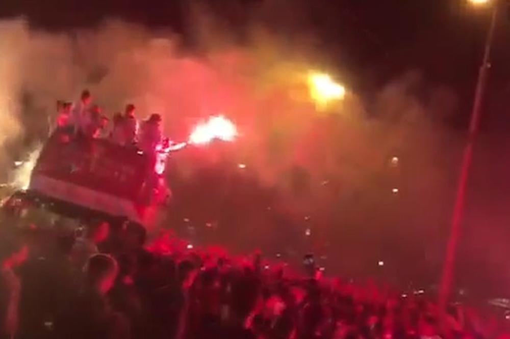 OTKRIVENO! Evo ko je zapalio autobus sa fudbalerima Crvene zvezde! (FOTO) (VIDEO)
