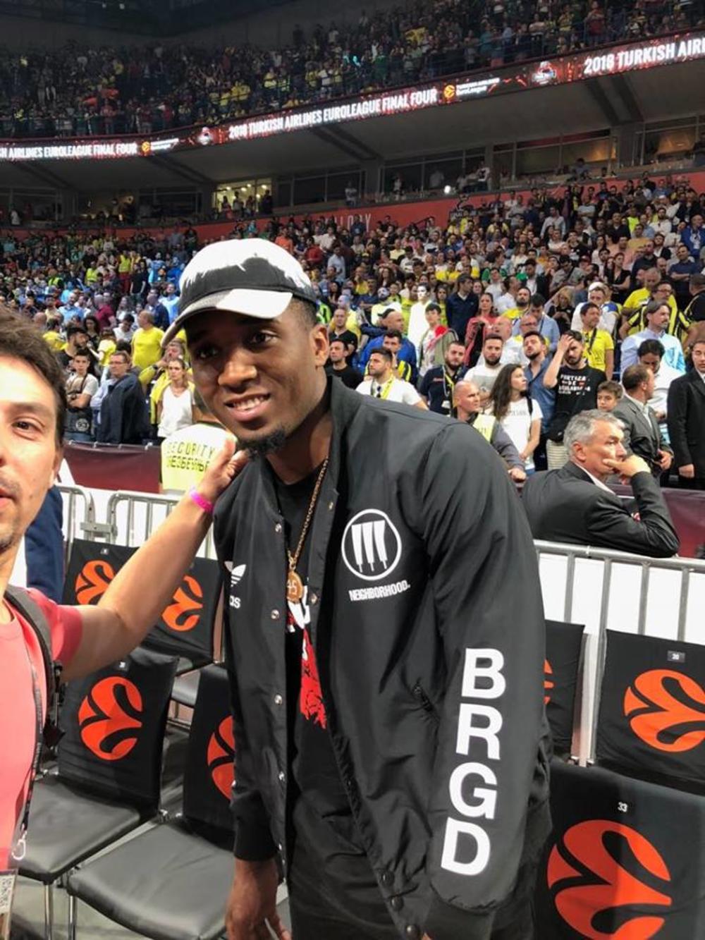 Donovan Mičel u Štark areni na finalu Evrolige