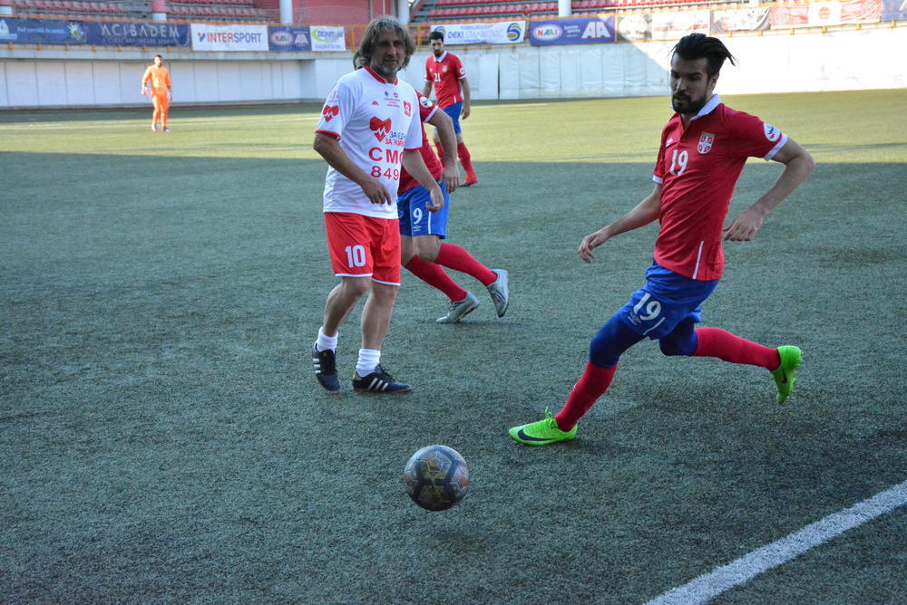 Detalj sa humanitarnog meča