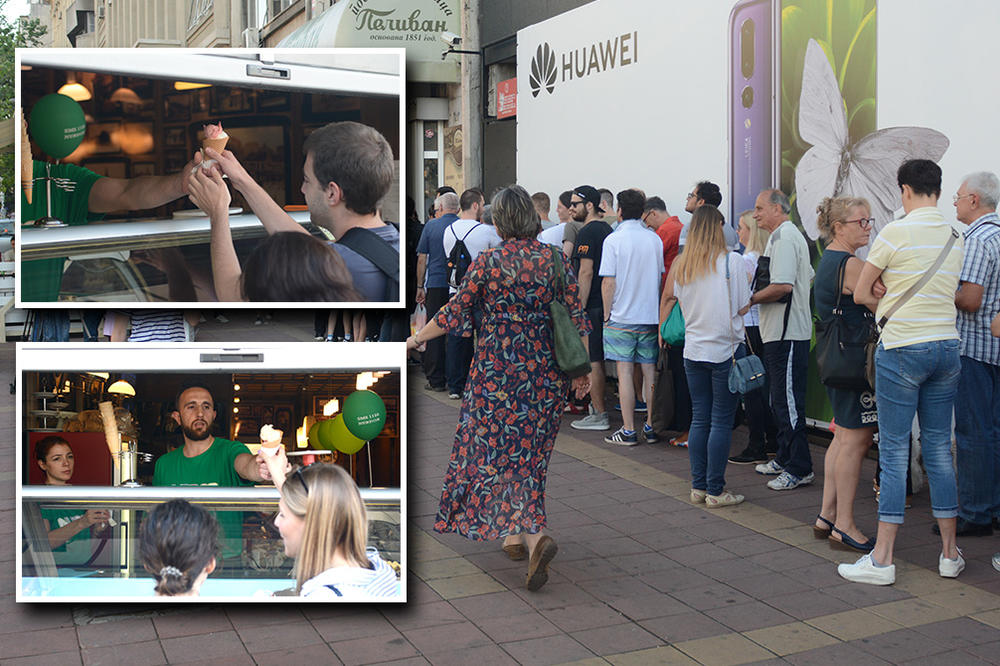 DANAS JE U CENTRU GRADA BILA VELIKA GUŽVA: Razlog nije bio samo taj što se nešto delilo besplatno (FOTO)